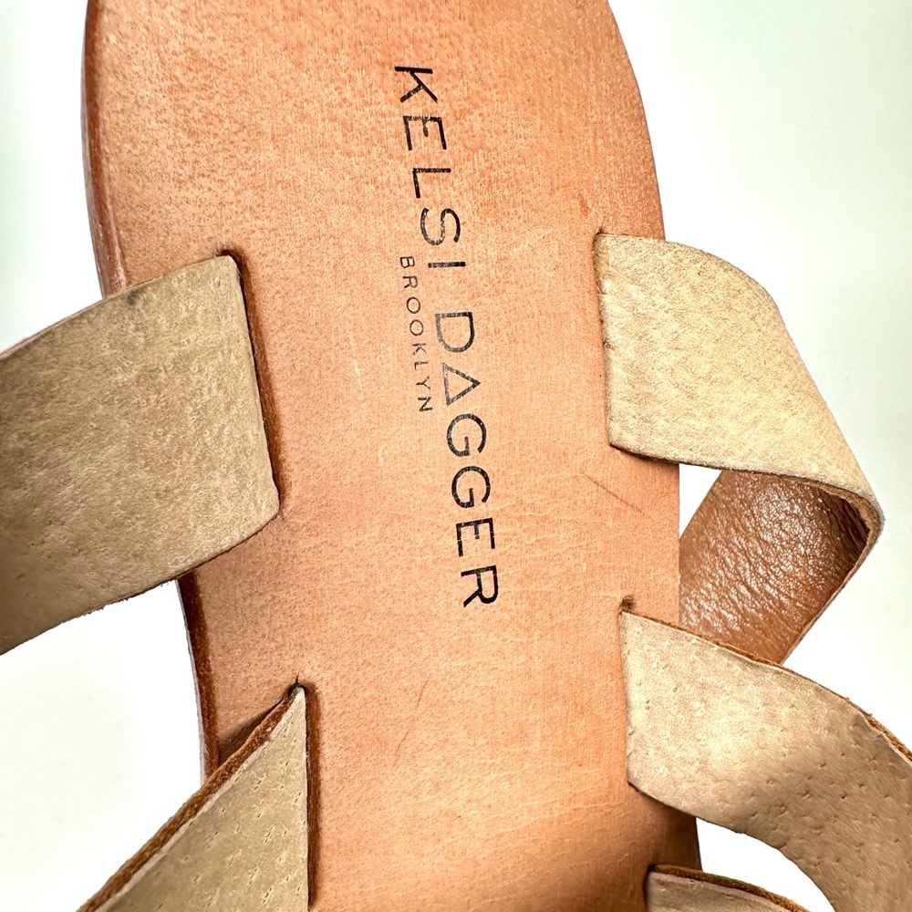 Kelsie Daggar Women’s Cut Out Sandals Brooklyn Ankle Strap Wrap - Picture 11 of 13